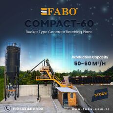 New FABO SKIP SYSTEM CONCRETE BATCHING PLANT | 60m3/h Capacity | STOCK