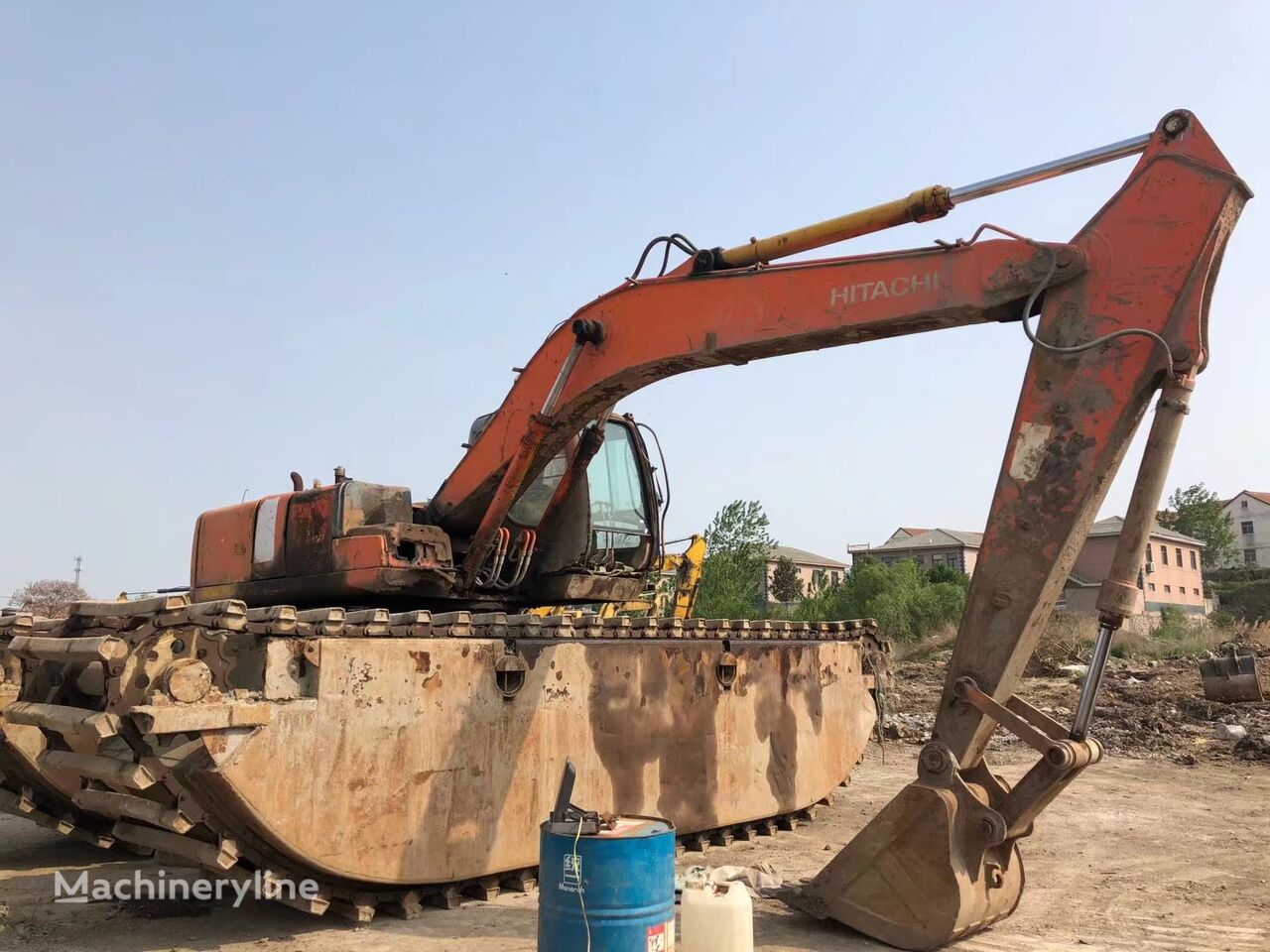Hitachi ZX240   amphibious excavator