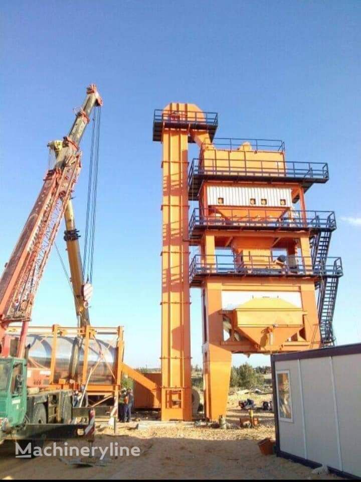 new Polygonmach PBA-160 batch type stationary asphalt plant