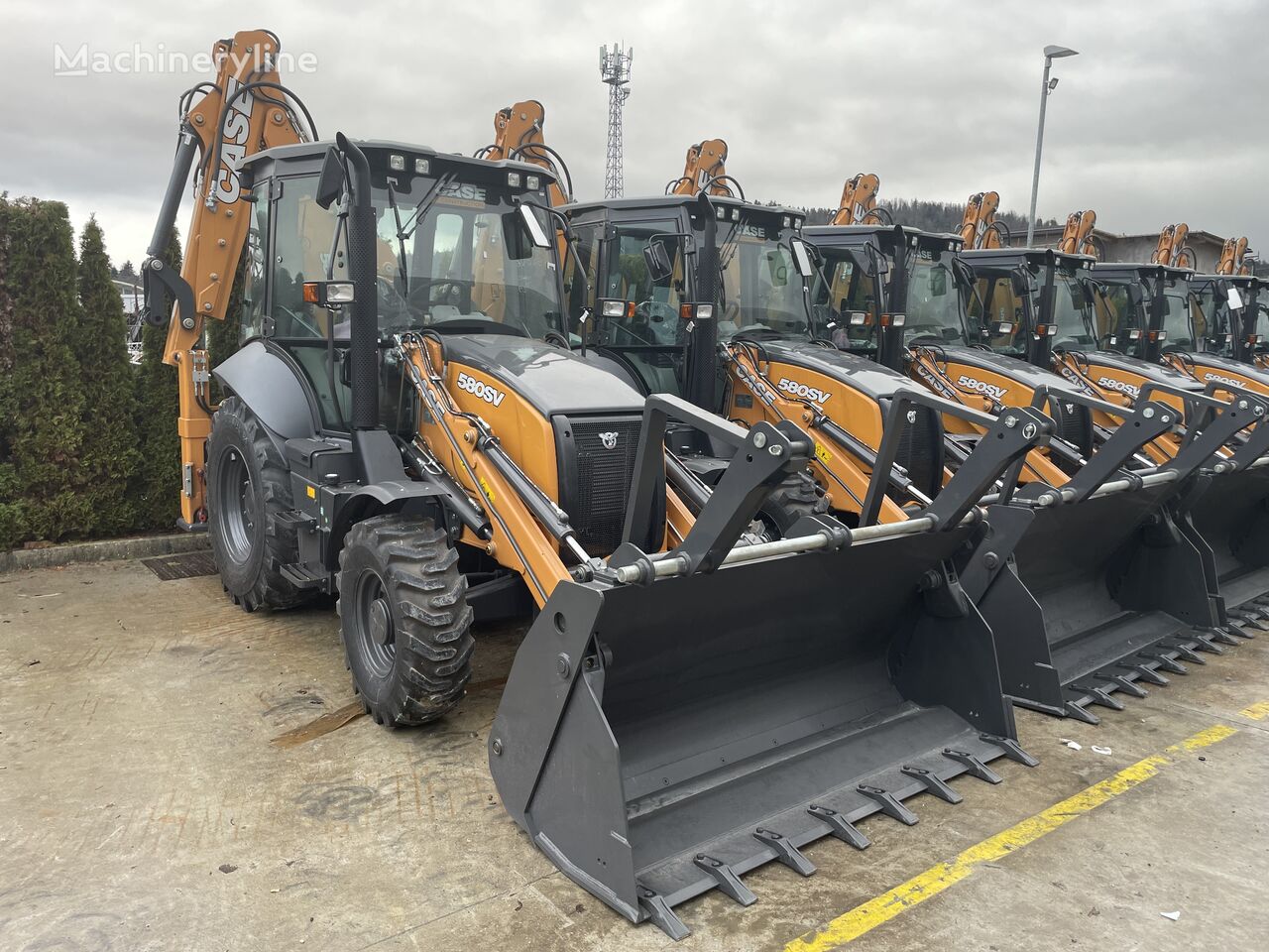 new Case 580SV backhoe loader