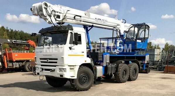 new KamAZ 43118  bucket truck