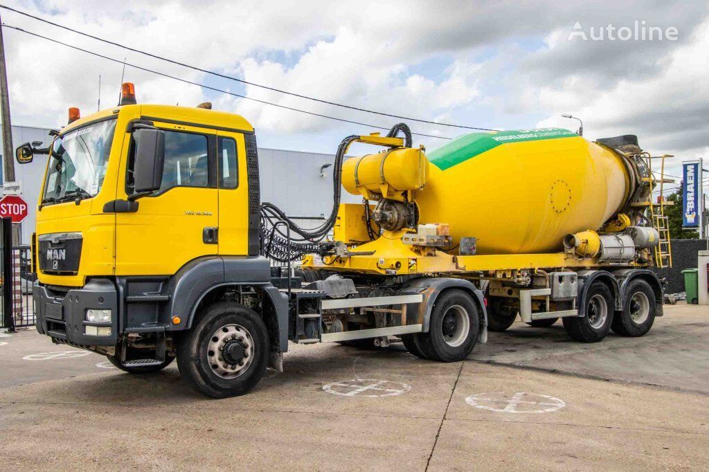 MAN TGS 18.360 BLS-4X4H+MIXER 10 m3 concrete mixer truck