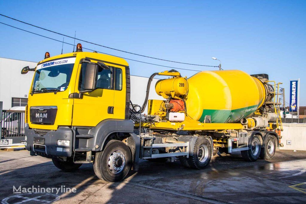 MAN TGS 18.360 BLS-4X4H+SEMI MIXER 10M3 concrete mixer truck