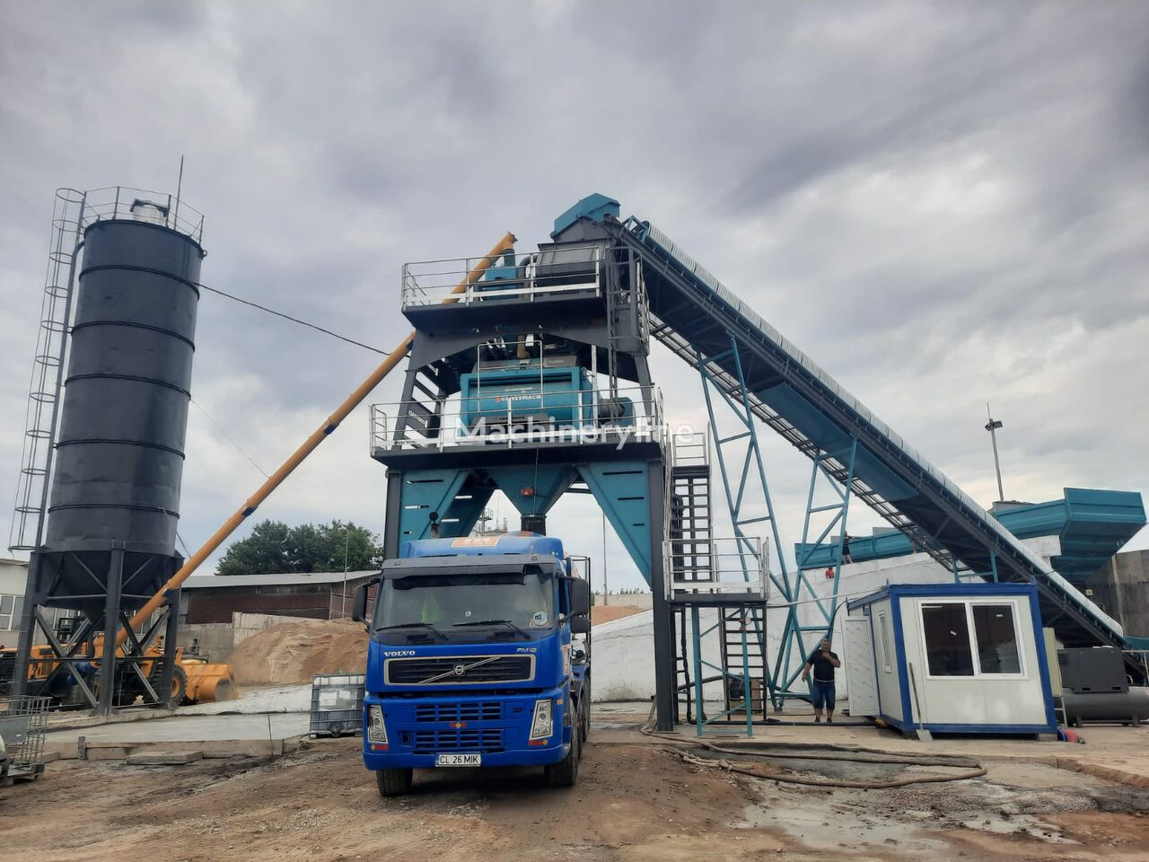 new Constmach 120 m3 Fixed Concrete Batching Plant Manufacturing concrete plant