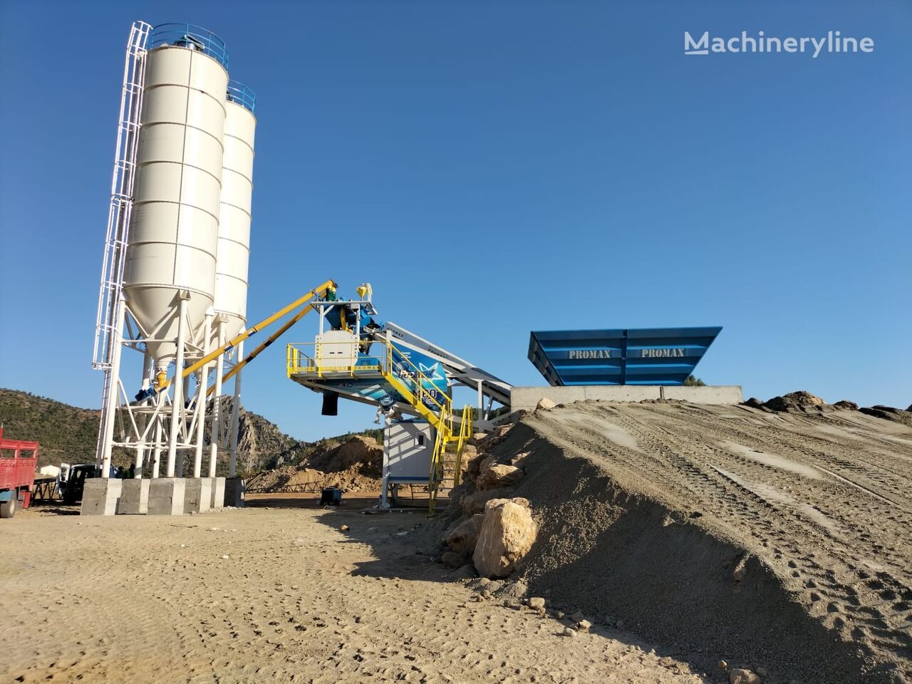 new Promax Mobile Concrete Batching Plant PROMAX M60-SNG(60m³/h) concrete plant