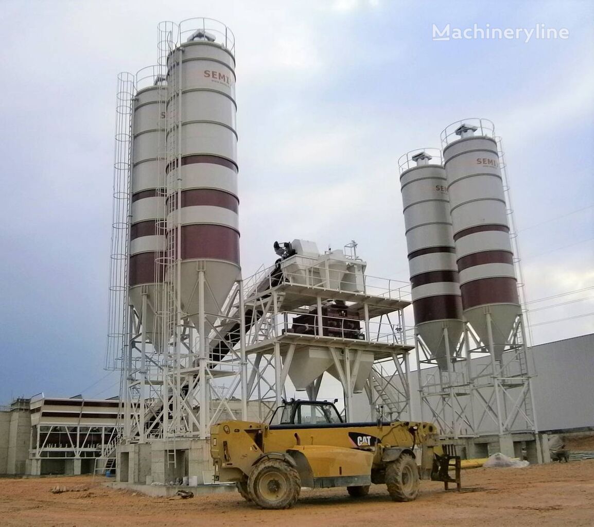 new Semix Stationary 200 concrete plant