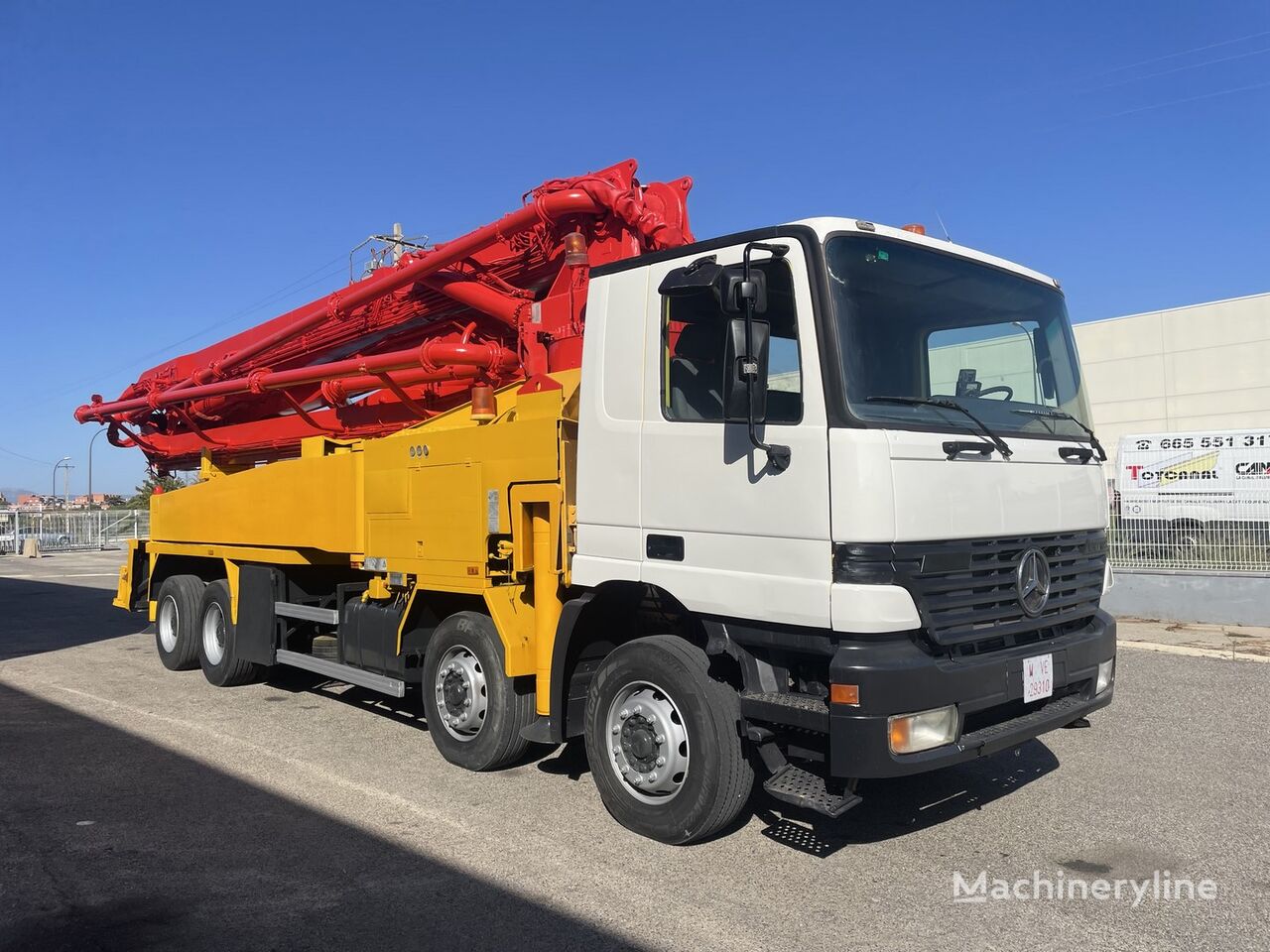 Putzmeister BRF 42.16  on chassis Mercedes-Benz Actros  concrete pump
