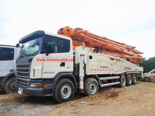 Zoomlion 63m X-6RZ 2013 on chassis SCANIA G470CB 10X4 ZOOMLION boom truck concrete pump