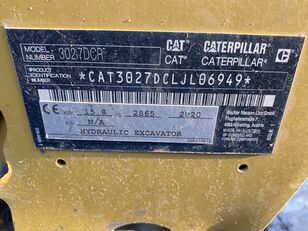 CATERPILLAR 302.7D CR mini excavator for sale image 5 CATERPILLAR 302.7D CR mini excavator image 5