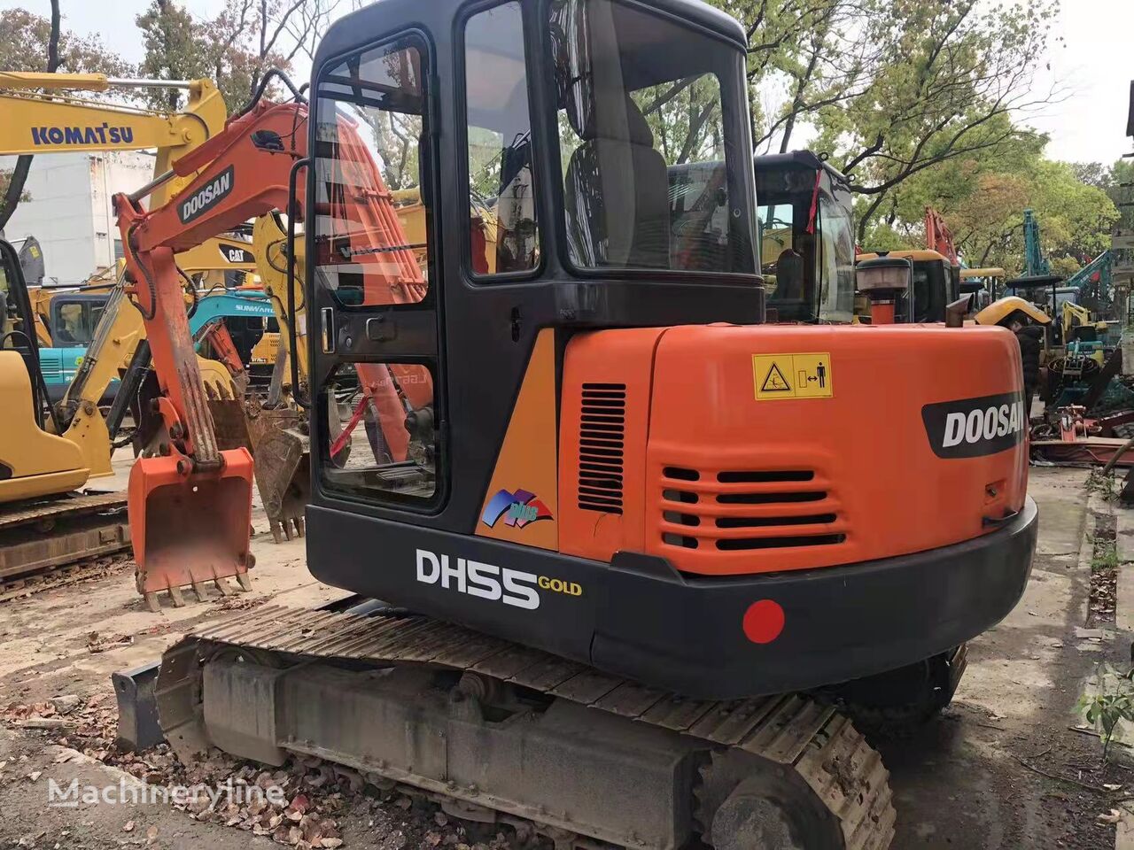 Doosan dh55 mini excavator