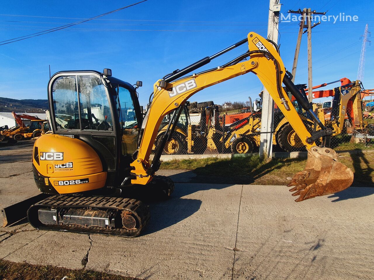JCB 8026 CTS mini excavator