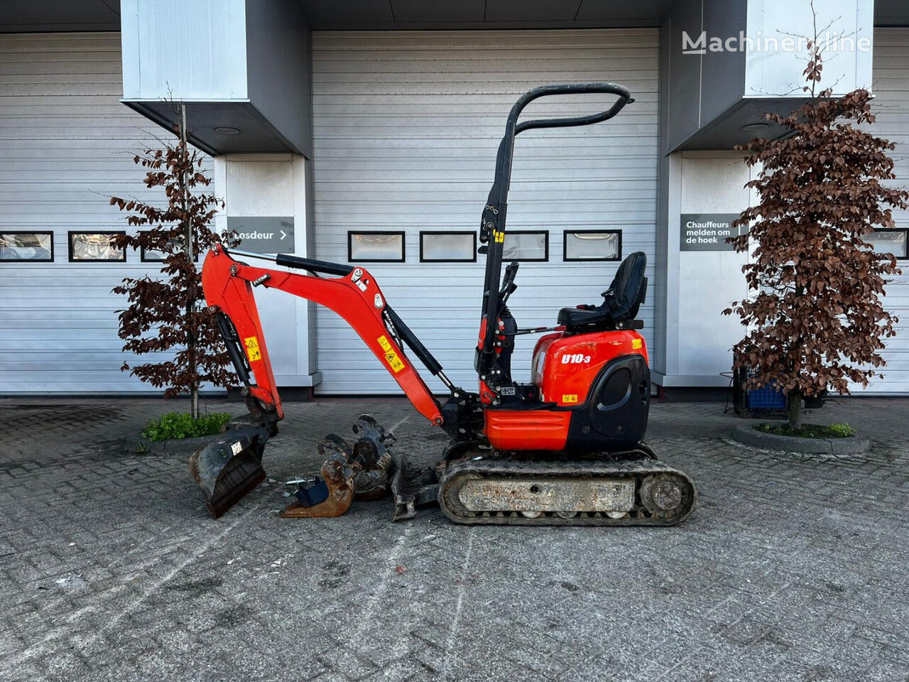 KUBOTA U10-3 - Huurkoop/lease € 75,00 per week mini excavator