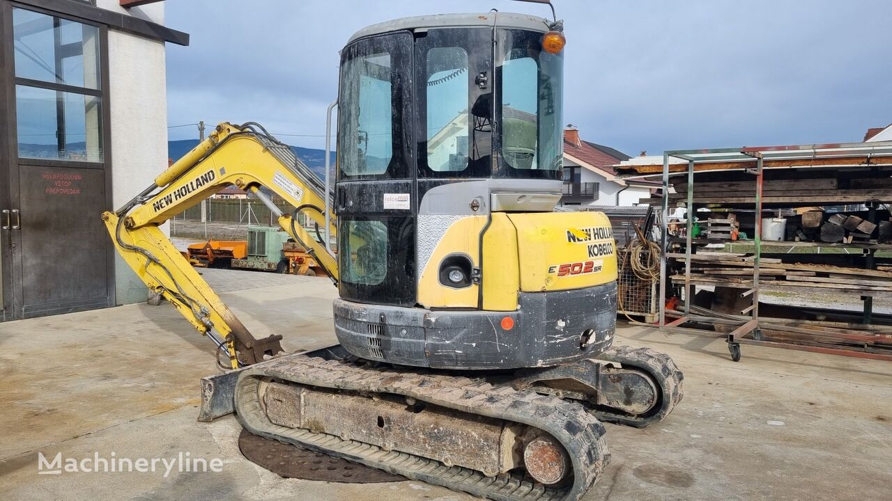 New Holland E50 2C mini excavator