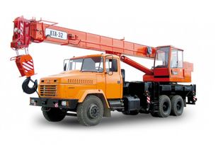 new KrAZ 65053 (КТА-32)  mobile crane