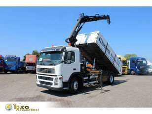 Volvo FM 12.260 + TIPPER + HIAB 122 REMOTE + MANUAL mobile crane