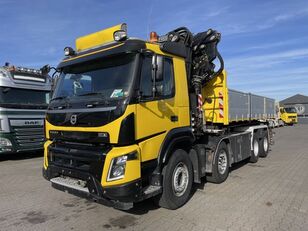 Volvo FMX 500 8x4 HMF 2420 5 x Hyd, 3-Way- Cabel-container system