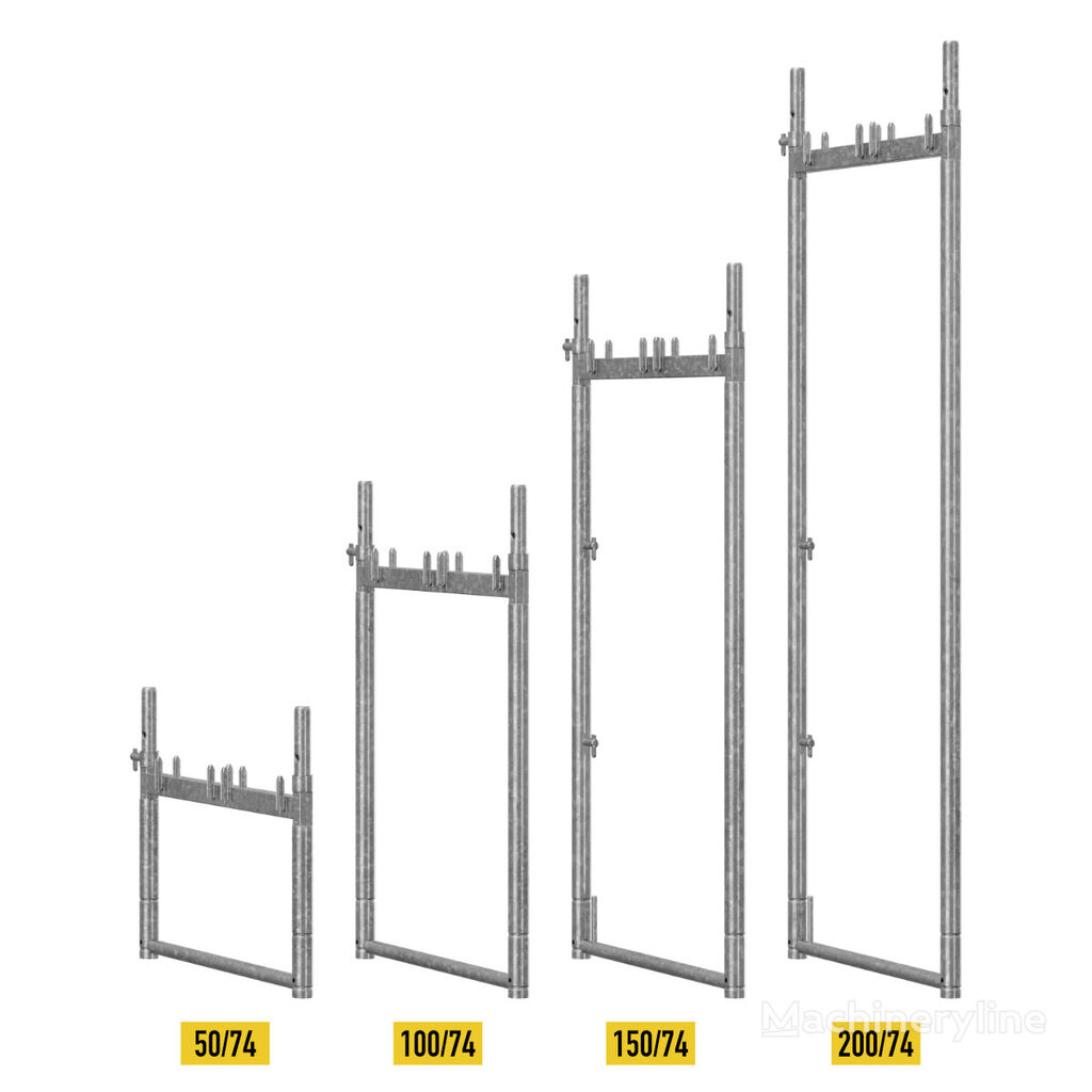 new Telka STEEL FRAME 200x74 cm PIN74 HIGH QUALITY  | TÜV | STAHLRAHMEN scaffolding