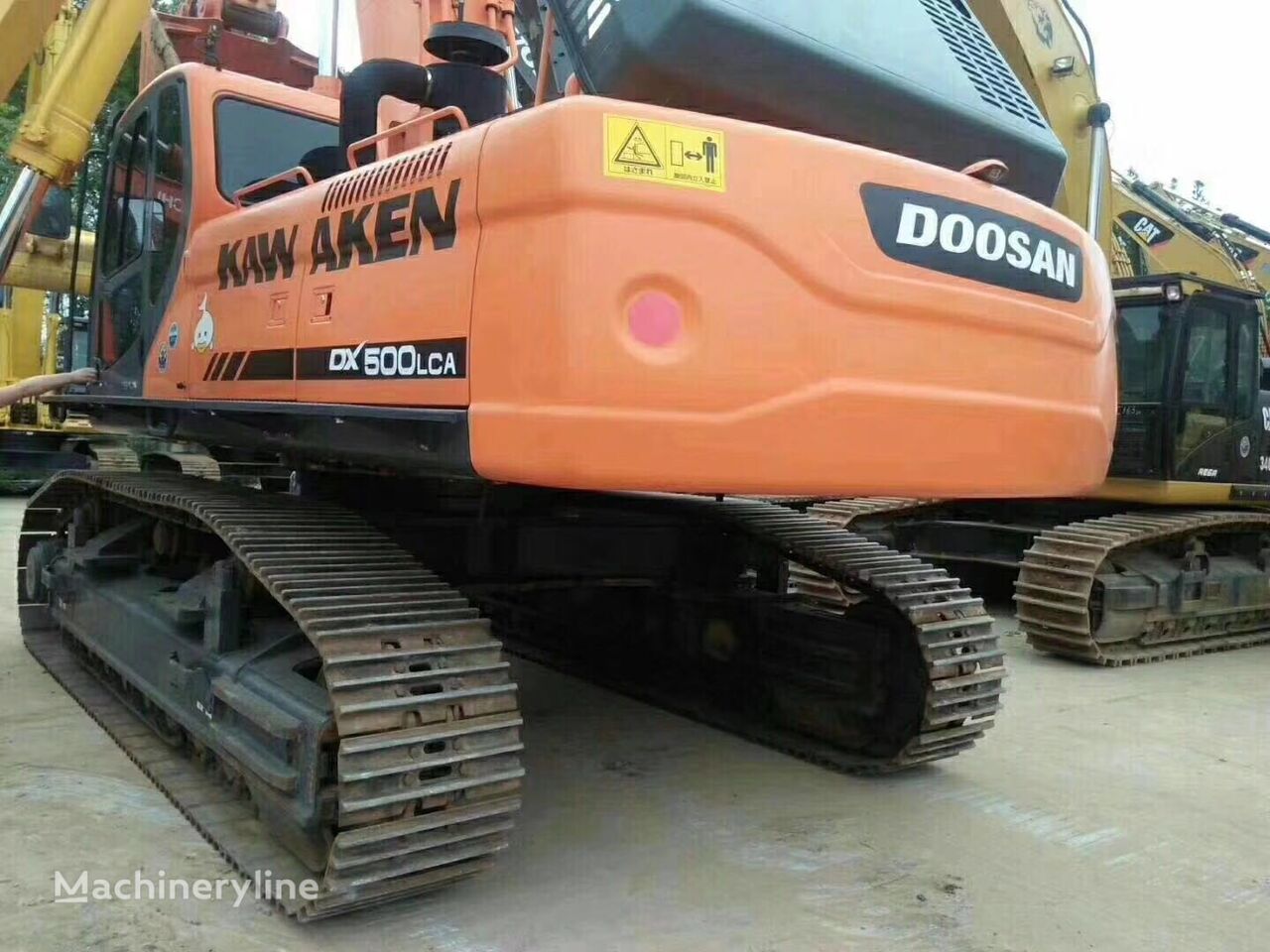 Doosan DX500 tracked excavator