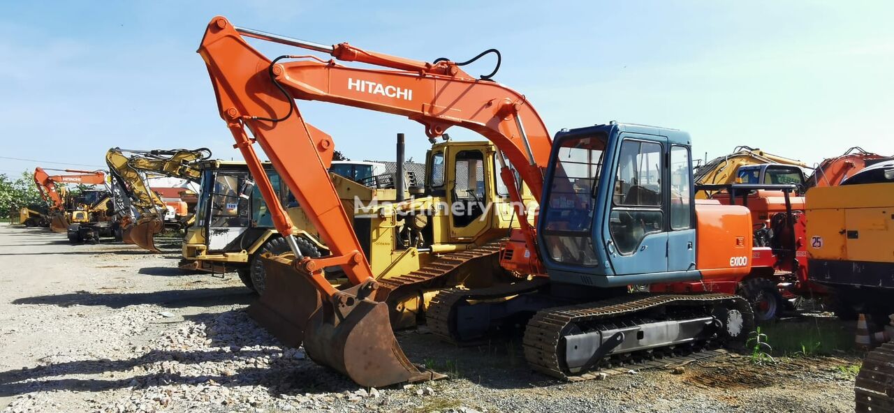 Hitachi EX100 tracked excavator