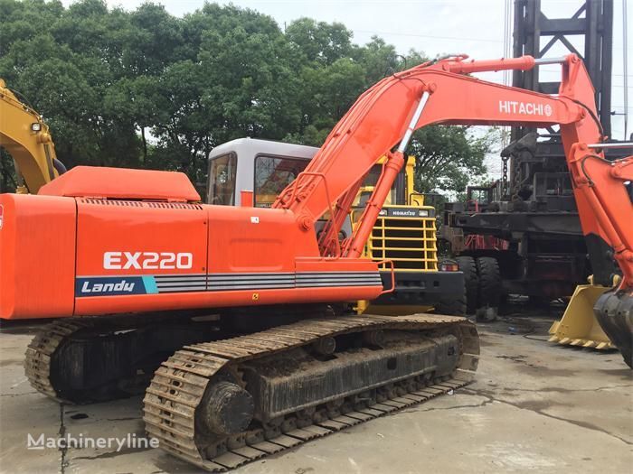 Hitachi EX220 tracked excavator