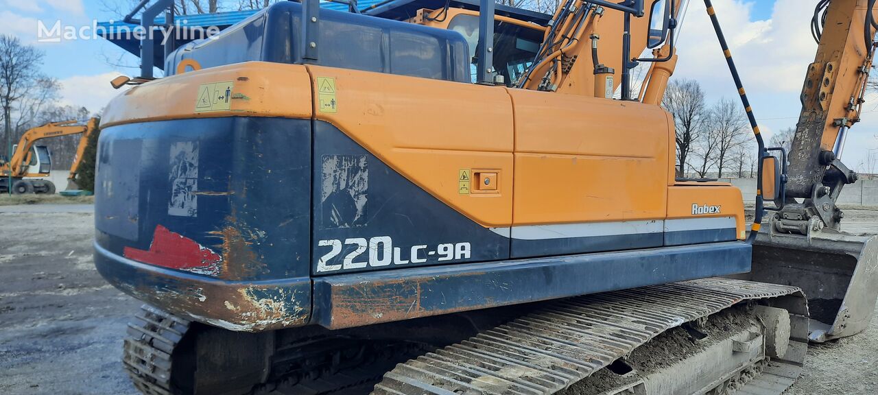 Hyundai Robex 220 tracked excavator