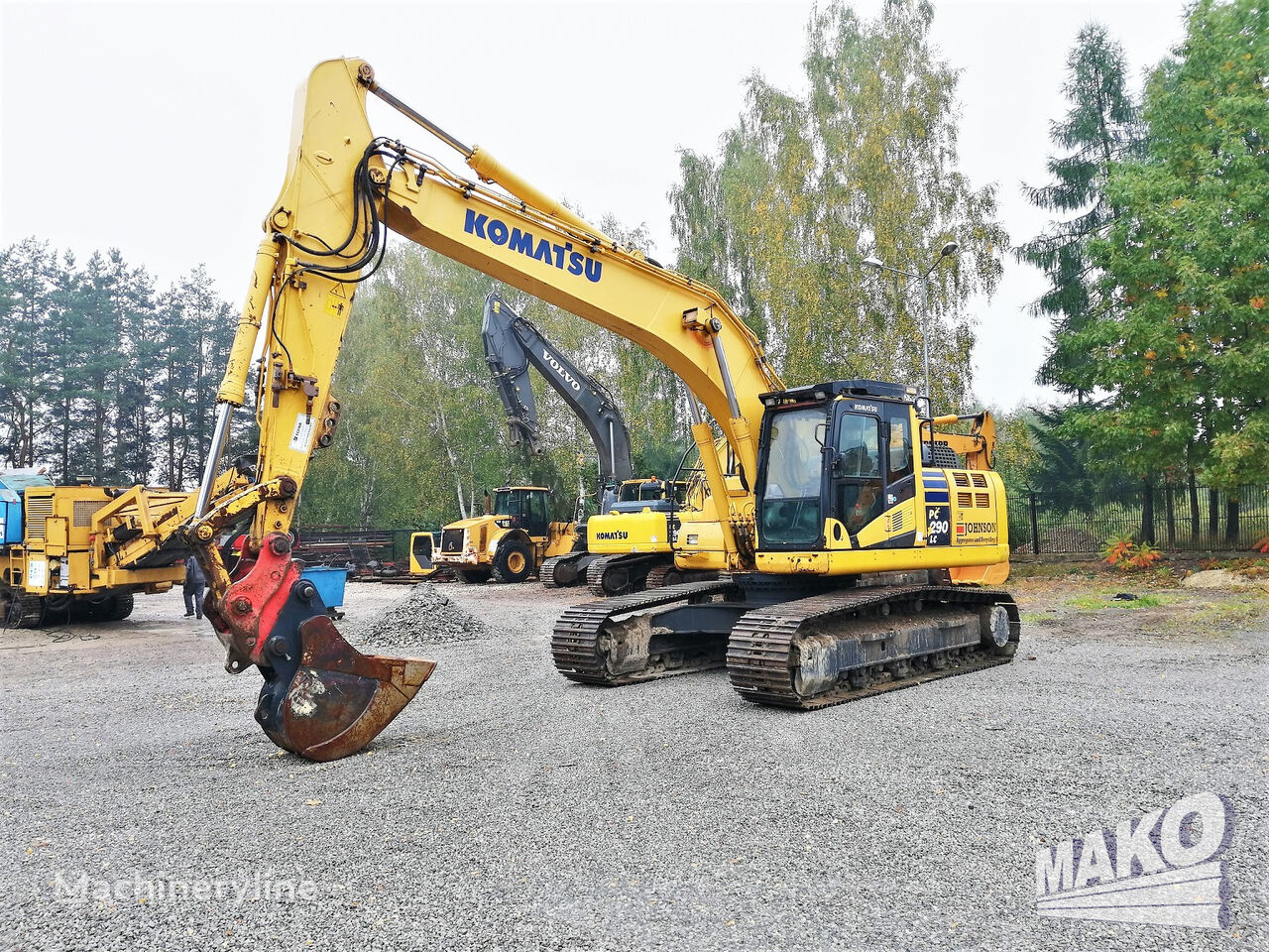 KOMATSU PC290 LC-10 tracked excavator
