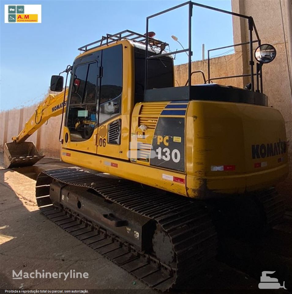 Komatsu PC130 tracked excavator