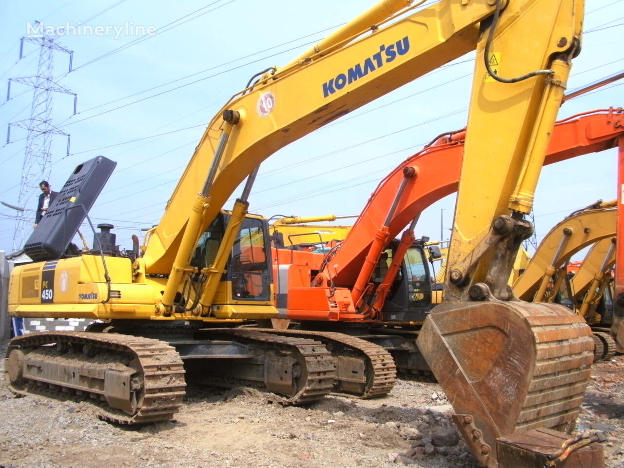 Komatsu PC450-7 tracked excavator