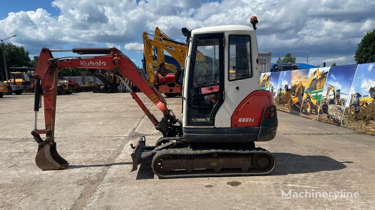 Kubota KX61 tracked excavator