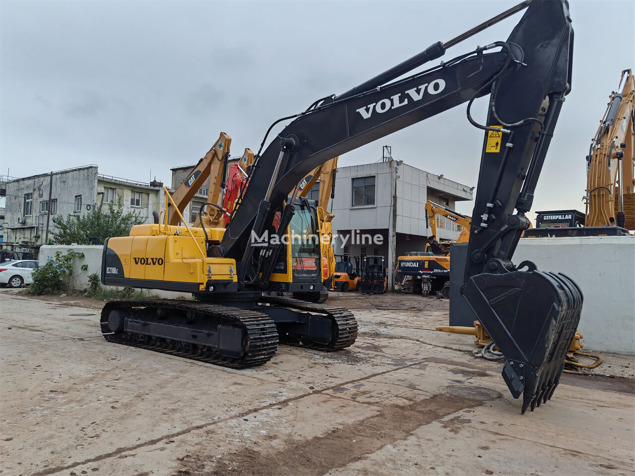 Volvo EC210B tracked excavator