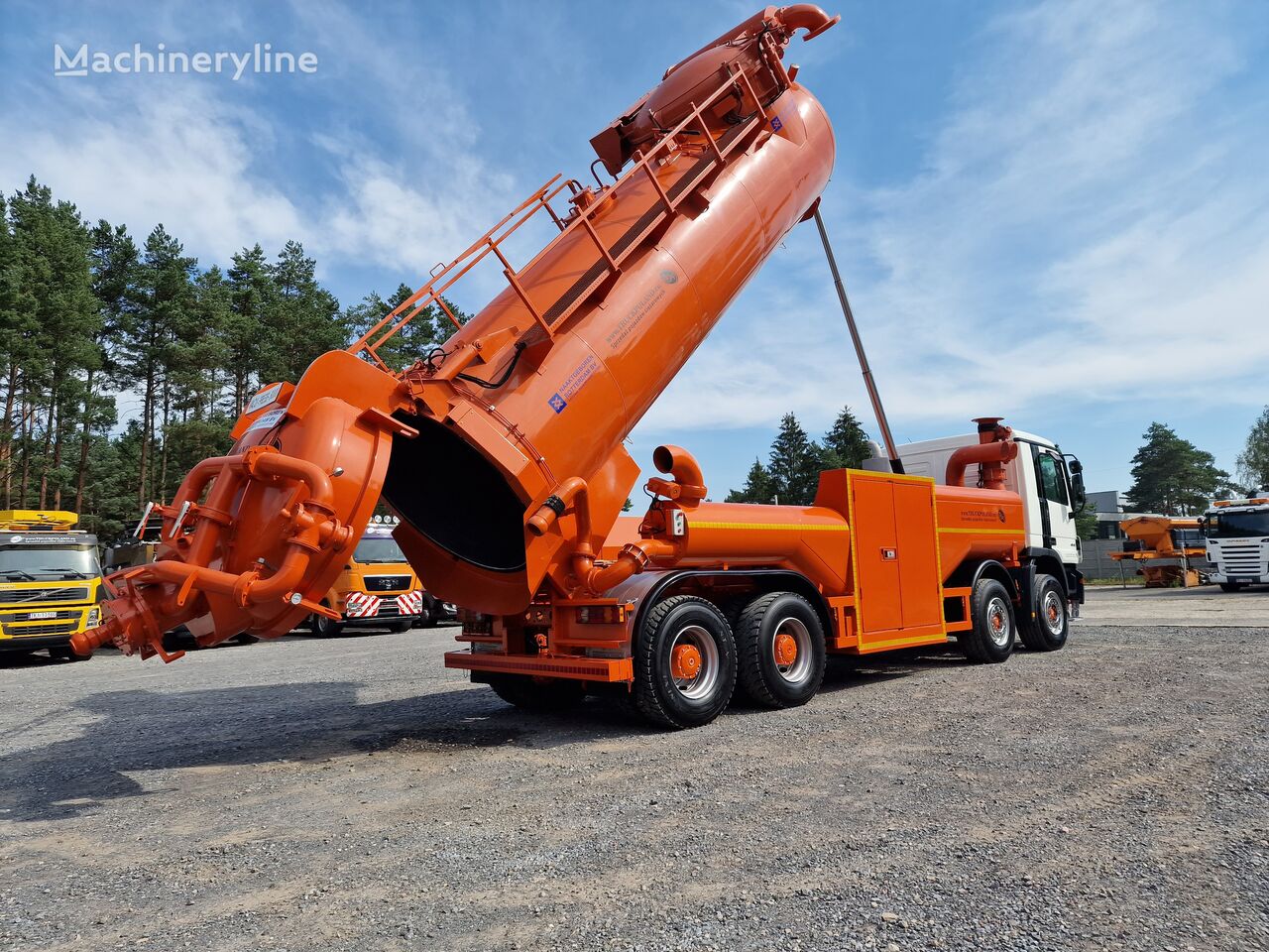 Mercedes-Benz Saugbagger 4141 Naaktgeboren Vacu-press 8000 vacuum / suction ch vacuum excavator