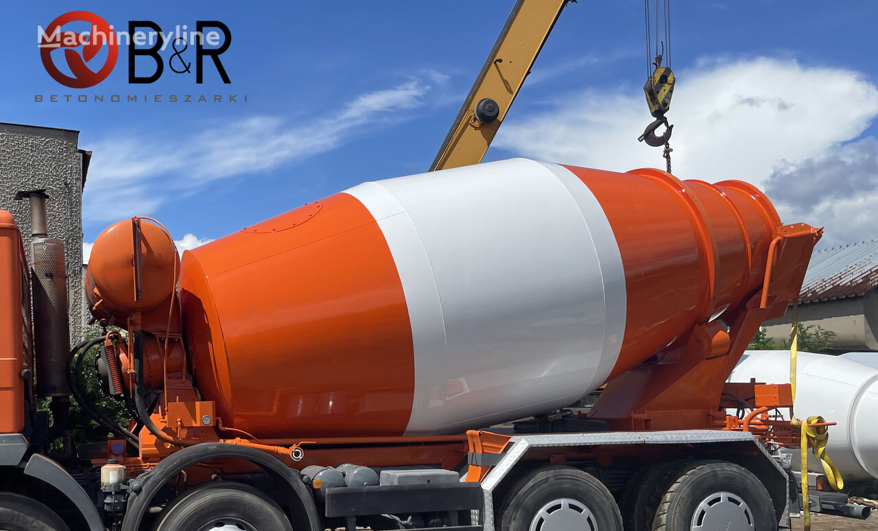 new B&R concrete mixer drum