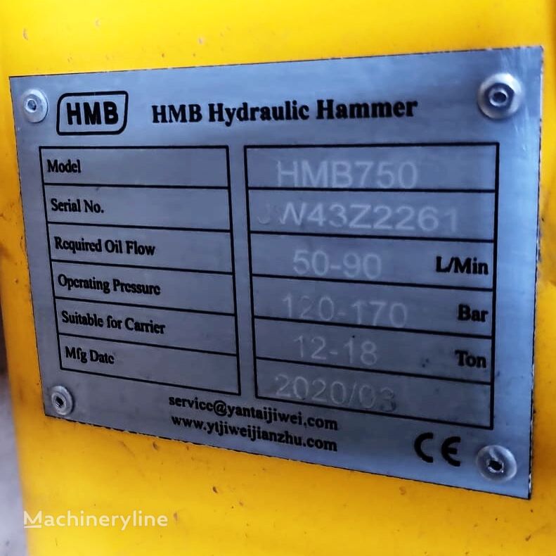 HMB 750 hydraulic breaker