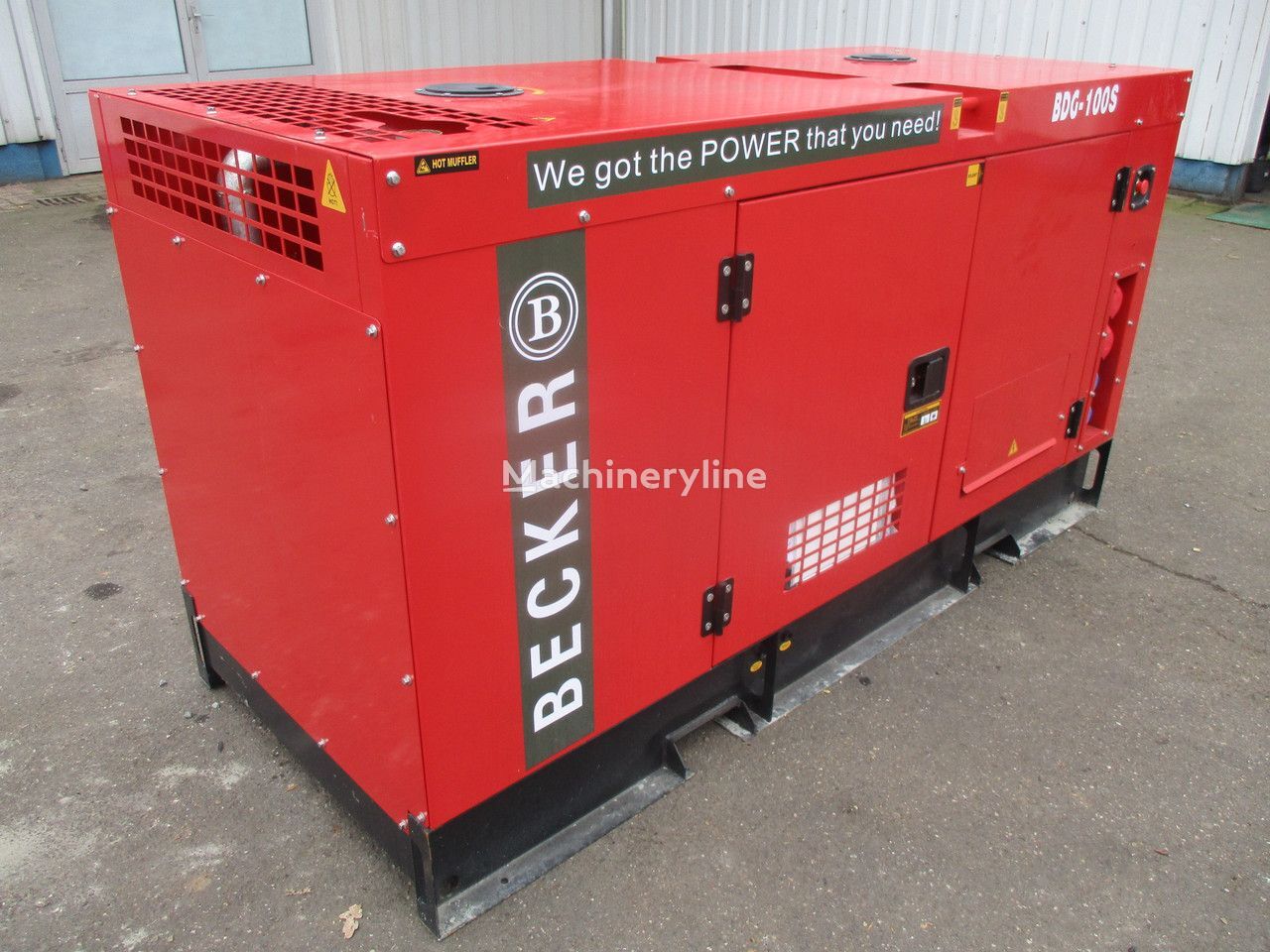 new Becker BDG-100S , New Diesel generator , 100 KVA, 3 Phase, 2 Pieces in