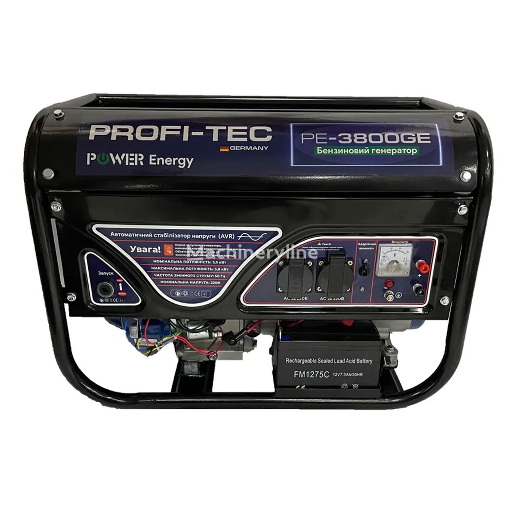 new PROFI-TEC PE-3800GE petrol generator