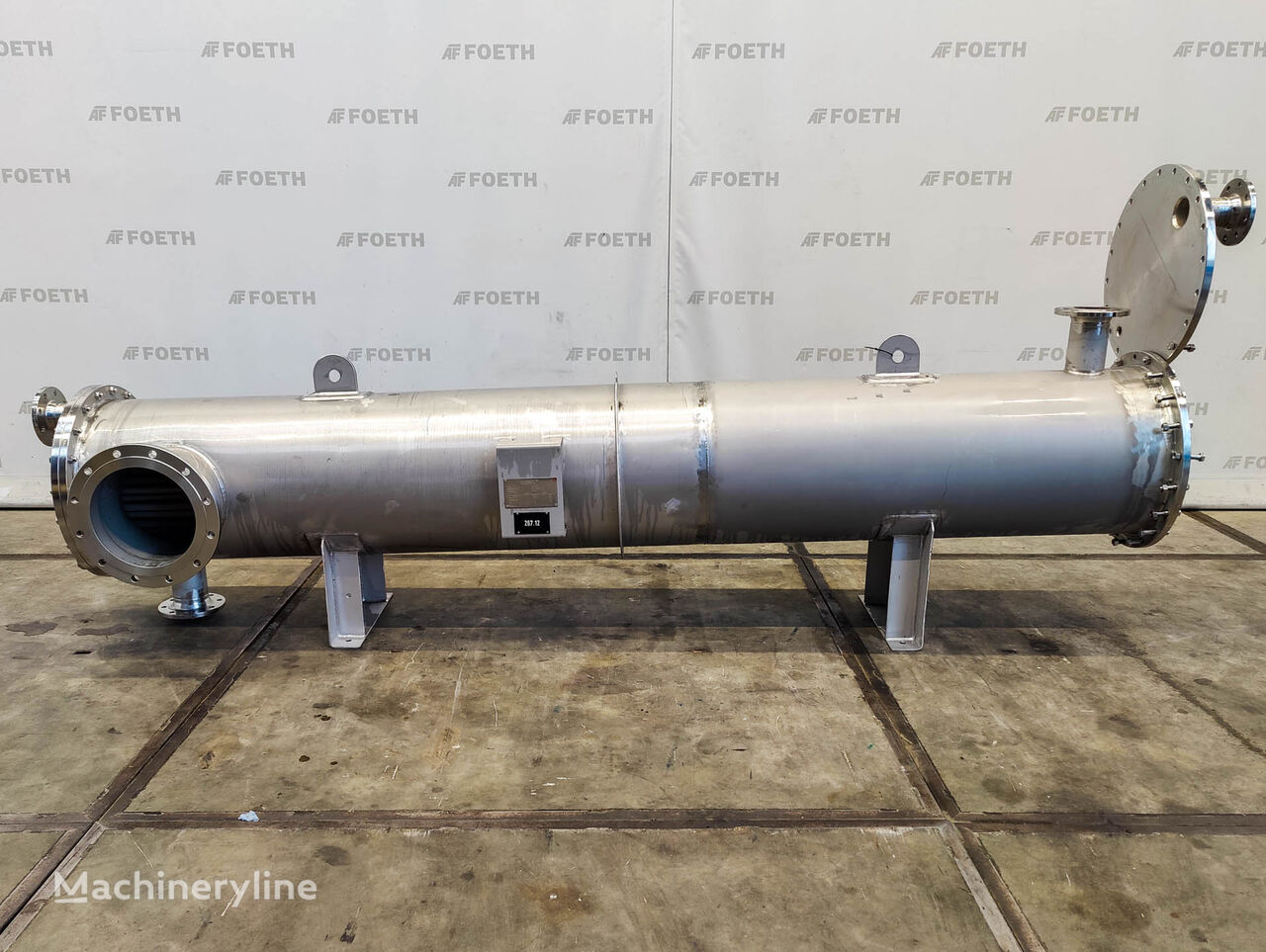 Apparatebau AG Shell and tube heat exchanger