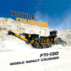 new FABO FTI-130 MOBILE IMPACT CRUSHER 400-500 TPH | AVAILABLE IN STOCK crushing plant