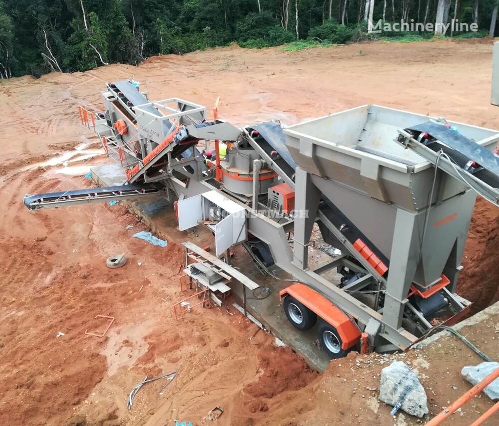 new Constmach JC-3 250-300 tph Mobile Crushing Plant ( Cone and Jaw Crusher )
