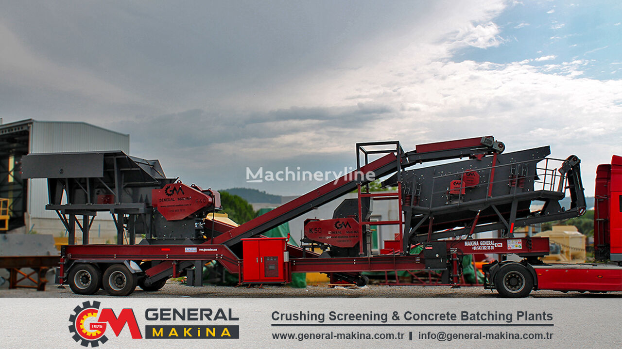 new General Makina 640 Mobile Crushing and Screening Plant mobile crushing plant