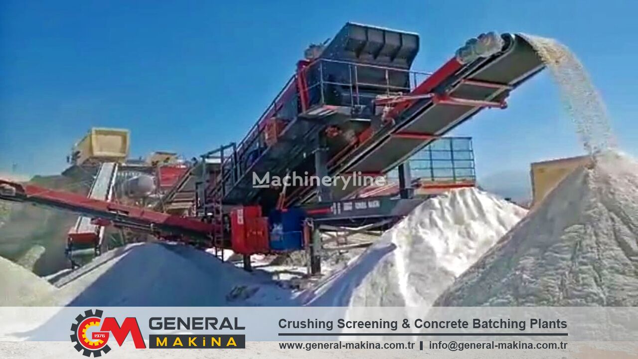 new General Makina GNR03 Mobile Crusher mobile crushing plant